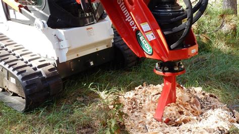 stump grinder skid steer rental|bobcat stump grinder for rent.